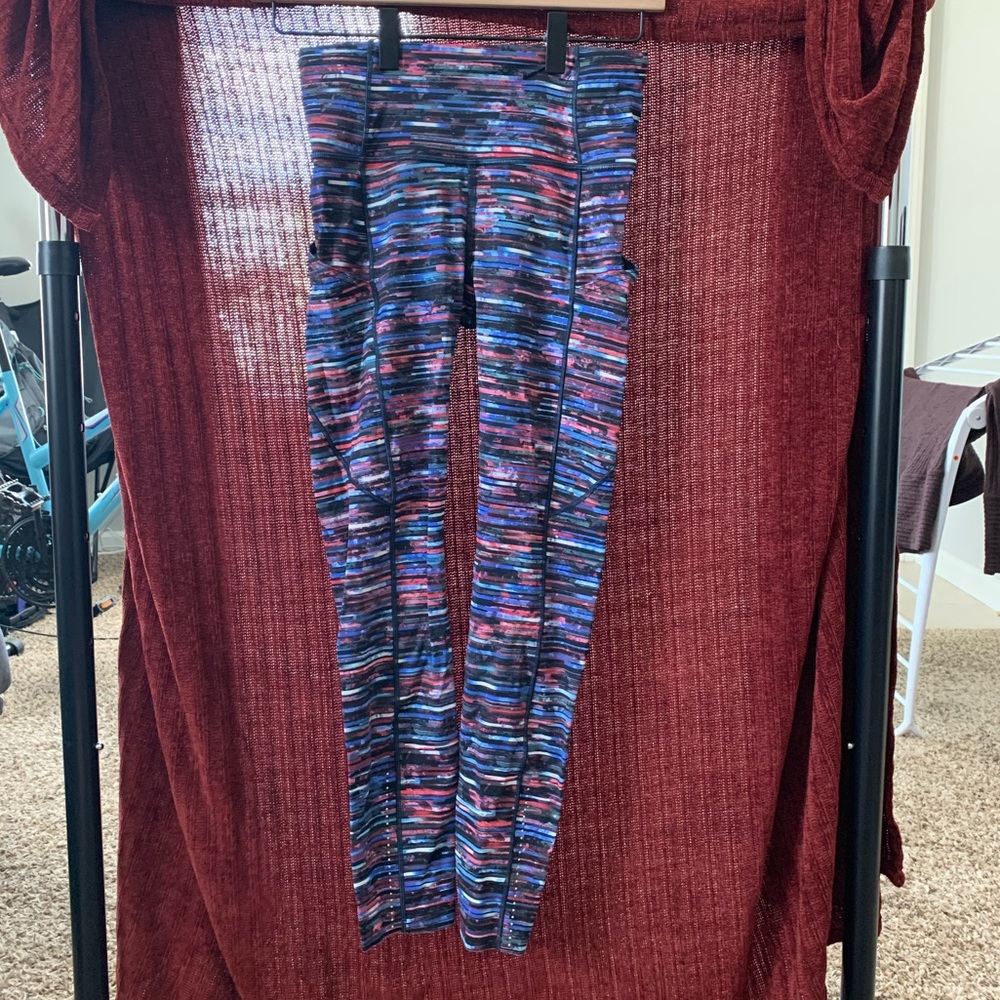 Printed Fast and Free 7/8 Legging